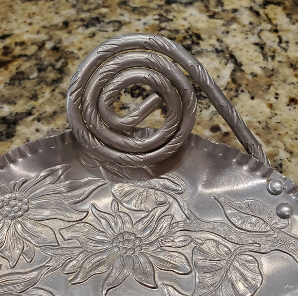 Vintage Farber & Shlevin Hand Wrought Tray #1700 - Picture 3 of 6